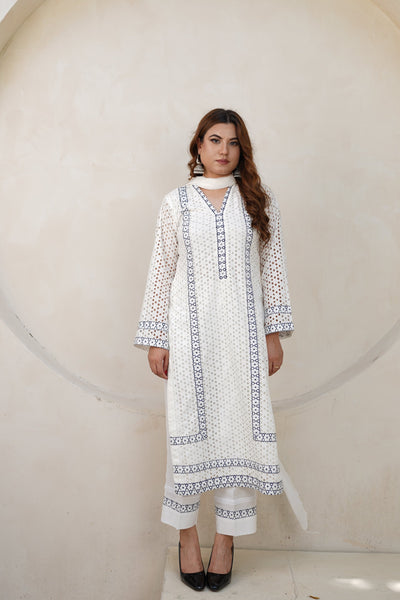 Meersha Collection : Luxe chikan kari