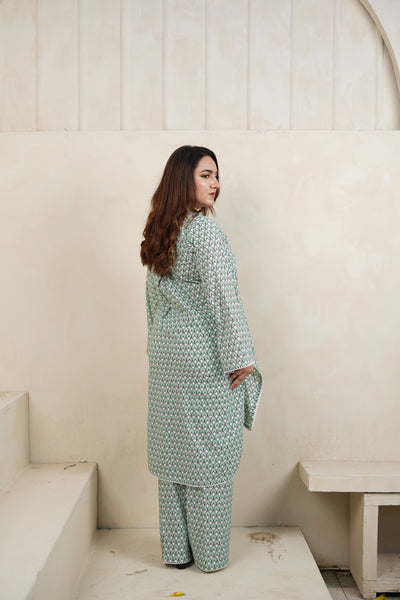 2-piece shirt & trouser (Green Dream)